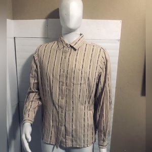 Woolrich Womens Long Sleeve Button Front Southwestern Cotton Flannel Shirt XL